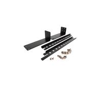 StarTech.com SV431RACK Équerres de Fixation Rack 1U Noires - Compatibilité SV431 - Profondeur 220mm - Kit de Montage avec Vis et Support de Câble