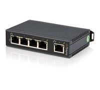 StarTech.com Switch Ethernet industriel non géré à 5 ports - Commutateur réseau 10/100 a montage sur rail DIN