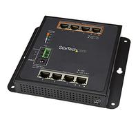 StarTech Switch Gigabit Ethernet géré IES81GPOEW - 8 ports 4 PoE+ - Fixation murale et accès façade