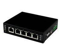 StarTech.com Switch Gigabit Ethernet industriel non géré à 5 ports - Commutateur GbE à montage mural / sur rail DIN - Switch réseau - Commutateur - 5 x 10/100/1000 - de bureau, Montage sur rail DIN, f