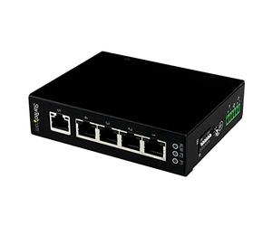 StarTech.com Switch Gigabit Ethernet industriel non géré à 5 ports - Commutateur GbE à montage mural / sur rail DIN (IES51000)