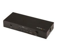 StarTech.com Switch HDMI - 4 ports - Commutateur HDMI 4x1 - Switch automatique - Ultra HD 4K 60 Hz (VS421HD20) - Commutateur vidéo/audio - 4 x HDMI - de bureau - pour P/N: SVA5H2NEUA Noir G
