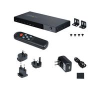 StarTech.com Switch HDMI 8K à 4 ports - Switch HDMI 2.1 4K 120Hz HDR10+, 8K 60Hz UHD - Commutateur/Switch HDMI 4 In 1 Out - Commutation de Source Auto/Manuelle - Adaptateur d'Alimentation et Télécommande Inclus
