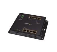StarTech.com Switch Industriel Gigabit Ethernet PoE+ 8 ports RJ45 + 2 SFP, L2 manageable, IP30, -40°C à 75°C, 200W PoE Budget