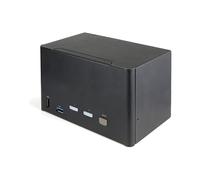StarTech Switch KVM 2 ports Quadruple écran DisplayPort SV231QDPU34K – 4K 60Hz, USB 3.0 & 2.0, audio