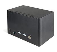 Startech.com switch kvm 2 ports quadruple écran displayport - 4k 60hz