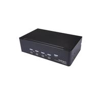 StarTech Commutateur KVM double affichage DisplayPort 4K 60 Hz 4 ports - hub USB 2.0 intégré