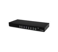 StarTech.com 8-Port USB KVM Swith with OSD - TAA Compliant - 1U Rack Mountable VGA KVM Switch (SV831DUSBU) - Commutateur KVM - 8 x KVM port(s) - 1 utilisateur local - de bureau - pour P/N:...