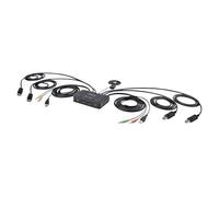 StarTech Commutateur KVM 2 ports DisplayPort pour 2 moniteurs 4K 60 Hz