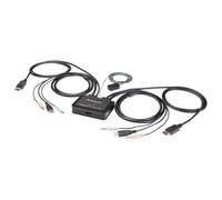 StarTech Switch KVM USB DisplayPort SV211DPUA4K – 2 ports, 4K 60 Hz, câbles 1,2 m, audio