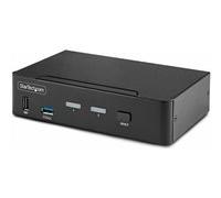 StarTech Commutateur KVM DisplayPort 2 ports DP1.4 8K60Hz/4K144Hz 2xUSB3.0 4xUSB2.0 Bouton/Raccourci