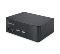 StarTech.com Switch KVM DisplayPort 2 Ports, 8K 60Hz / 4K 144Hz, DP 1.4, 2 Ports USB 10Gbps, 4 Ports USB HID, Commutateur KVM, Commutation par Touches de Raccourci, Conforme TAA