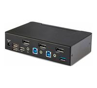 StarTech.com Switch KVM DisplayPort 2 Ports, 8K 60Hz, DP 1.4, 6 Ports USB - Commutateur écran-clavier-souris/audio/USB - 2 x KVM / audio / USB - 1 utilisateur local - de bureau - Conformité TAA