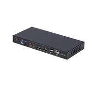 StarTech Switch KVM DisplayPort 2 ports, Matrice vidéo double vue, 4K 60Hz, Hub 4x USB, DP 1.2, TAA