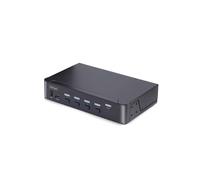 StarTech.com Switch KVM DisplayPort 4 Ports 8K 60Hz / 4K 144Hz, USB 3.0, USB 2.0 HID, commutation bouton-poussoir, compatible TAA, indépendant de l'OS