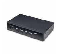 StarTech Switch KVM DisplayPort 4 ports – 4K moniteur unique, 6x USB, 1 utilisateur, TAA