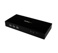 StarTech.com Switch KVM DisplayPort à 2 ports avec hub USB 2.0 intégré - Ultra HD - 4K 30 Hz (SV231DPU2)