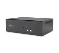 StarTech.com Switch KVM Sécurisé 2 Ports Dual Écran 4K 60Hz HDMI/DisplayPort NIAP 4.0, Port CAC, Boîtier Métal, CK4-HP202C