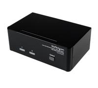 Switch kvm usb 2 ports dvi vga avec audio - commutateur usb 2.0 - dvi-