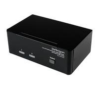 StarTech.com Switch KVM USB 2 ports DVI VGA avec audio - Commutateur USB 2.0 - Commutateur écran-clavier-souris/audio/USB - 2 x KVM / audio / USB - 1 utilisateur local - de bureau - pour P/N: IM12D150