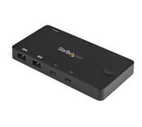 StarTech.com Switch KVM USB-C 2 Ports - Mini-commutateur 4K 60Hz HDMI UHD - Câbl