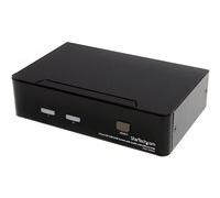 Commutateur kvm 2 ports dvi, usb et audio - switch kvm - 3x dvi femell