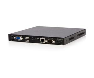 StarTech.com Switch KVM USB sur IP - 1 Écran VGA pour 4 Ordinateurs - Commutateur KVM via Cat5 (SV441DUSBI)