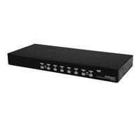 StarTech.com 8-Port USB KVM Swith with OSD - TAA Compliant - 1U Rack Mountable VGA KVM Switch (SV831DUSBU) - Commutateur KVM - 8 x KVM port(s) - 1 utilisateur local - de bureau - pour P/N:...