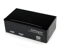 StarTech.com Switch KVM USB VGA professionnel à 2 ports avec câbles - Kit commutateur écran clavier souris (SV231USBGB)