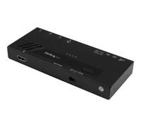 StarTech.com Switch vidéo HDMI automatique à 4 ports - Commutateur HDMI 4x1 avec commutation rapide et détection automatique - 4K - Commutateur vidéo/audio - 4 x HDMI - de bureau