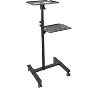 Startech.Com Table Vidéoprojecteur Et Ordinateur Portable - Support Projecteur Robuste (2 Étagères; . 10Kg Chacune) - Hauteur Réglable - Chariot Mobile - Roues Vérouillables (Adjprojcart)[X364]