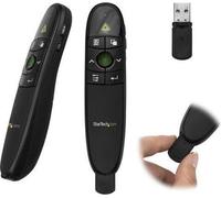 StarTech.com Télécommande de présentation sans fil avec pointeur laser vert - 27 m - USB - 27 m - noir