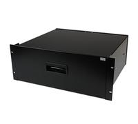 Tiroir de stockage en acier noir 4u pour racks et armoires 48 cm