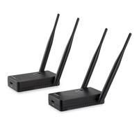 StarTech.com Transmetteur audio video HDMI sans fil jusqu'à 200 m - 1080p, 1920 x 1080 pixels, Émetteur et récepteur AV, 200 m, Sans fil, Noir ST121WH