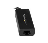 StarTech.com Adaptateur USB C vers Gigabit Ethernet - Noir - Adaptateur Réseau LAN USB 3.0 vers RJ45 - USB Type C vers Ethernet