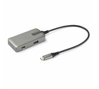 StarTech.com USB C Multiport Adapter - Mini Docking Station USB Type-C to HDMI 2.0 4K 60Hz, Power Delivery 100W Pass-through - 3 Port 10Gbps USB Hub - Portable Mini Dock with 25cm Cable