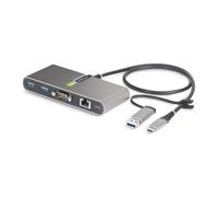 StarTech.com Hub USB-C à 2 Ports avec Ethernet et RS-232, PD, 2x USB-A - concentrateur (hub) - 2 ports