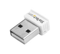 StarTech.com USB150WN1X1W : Adaptateur USB WiFi N 150 Mbps, 802.11b/g/n, Bande 2.4 GHz, Chipset Realtek RTL8188EUS, Sécurité WEP/WPA/WPA2, Windows/macOS/Linux