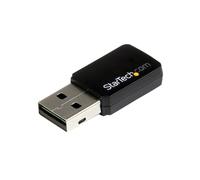 StarTech.com USB433WACDB - Adaptateur USB 2.0 WiFi AC600 Dual Band 802.11ac, chipset Realtek RTL8811AU, 433Mbps/5GHz, 150Mbps/2.4GHz, 1T1R, WPS, Windows/macOS