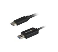 StarTech.com USBC3LINK - Câble Transfert Données USB-C vers USB 3.0 (USB 3.2 Gen 1) - 2m - 5Gbps - Windows/macOS - Indicateurs LED Activité/Liaison