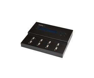 StarTech.com USBDUPE17 Duplicateur/Effaceur USB 1:7 autonome, copie synchrone/asynchrone 1.5Go/min, effacement 3 passes, écran LCD, USB 2.0