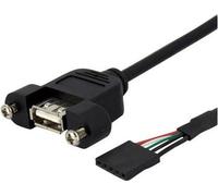StarTech.com USBPNLAFHD3 câble USB 0,9 m Noir
