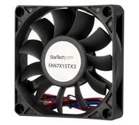 StarTech.com Ventilateur PC à Roulement à Billes - Alimentation TX3 - 70 mm - 1x Molex Fan TX3 Femelle - Ventilateur châssis - 70 mm - noir