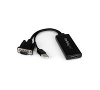 StarTech Adaptateur VGA vers HDMI VGA2HDU – avec audio, 1080p, alimentation USB