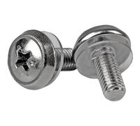 StarTech.com Vis M5 - Pack de 100 - Vis M5x12 de montage pour rack et armoire serveur - Argent - kit de visserie
