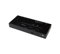 StarTech.com VS222HD4K Commutateur Matrice HDMI 2x2 UHD 4K, Commutation Auto & Prioritaire, EDID, Télécommande IR, RS-232, HDCP, Jusqu'à 3840x2160 pixels