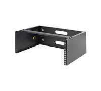 StarTech.com WALLMOUNT4 Rack Mural 4U Acier Noir, Profondeur 35cm, Charge Max 20kg, EIA/ECA-310-E, Trous Carrés, Kit de Montage Inclus