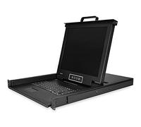 StarTech Console KVM 1U RKCONS1708K - 8 ports VGA/USB - Écran 17" 1280 x 1024