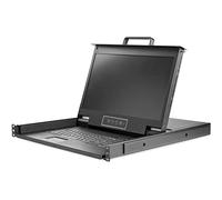 StarTech Console KVM LCD 17,3" 1080p 1U - VGA USB - Clavier américain - Câble KVM inclus