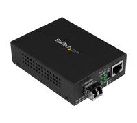 Startech Convertisseur de média Gigabit Ethernet fibre optique multimode compact avec SFP - 850nm MM LC - 550 m - Convertisseur de média à fibre optique - 1GbE - 10Base-T, 1000Base-LX, 1000Base-SX, 10